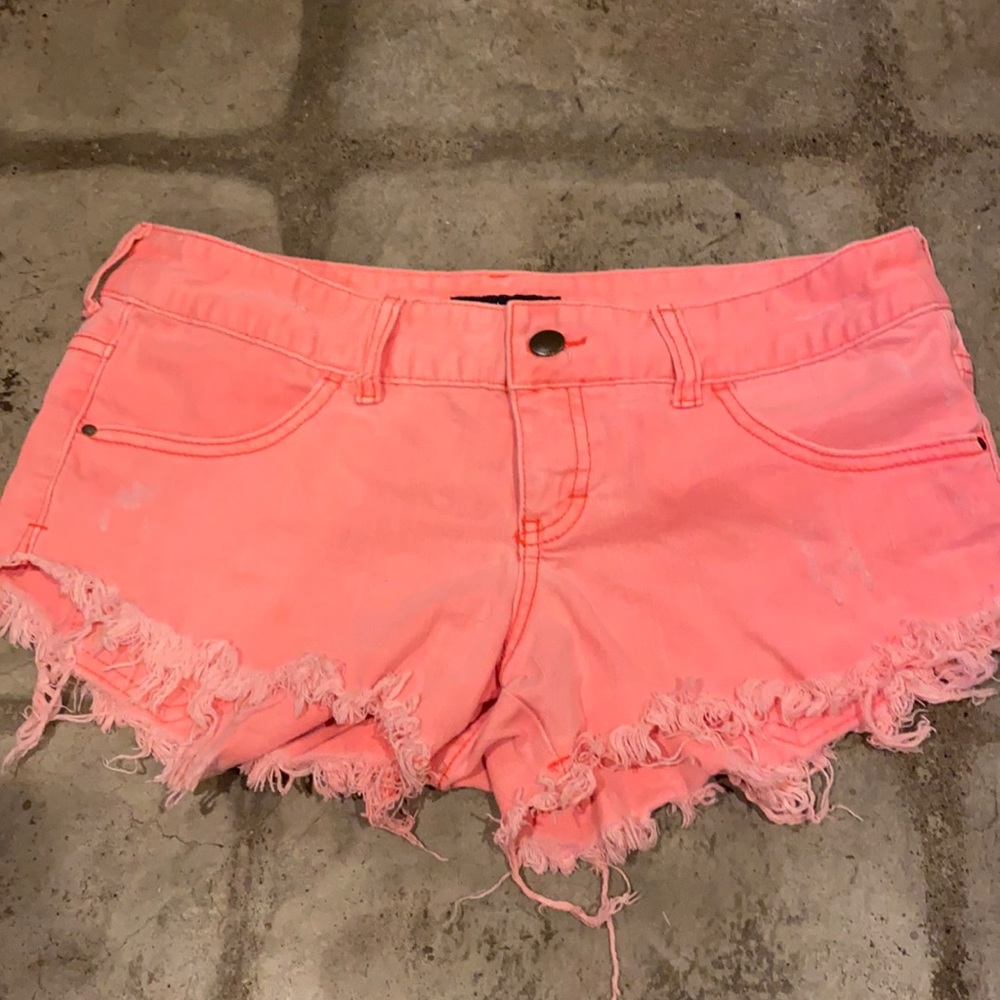 Pink Billabong shorts! Size 7!